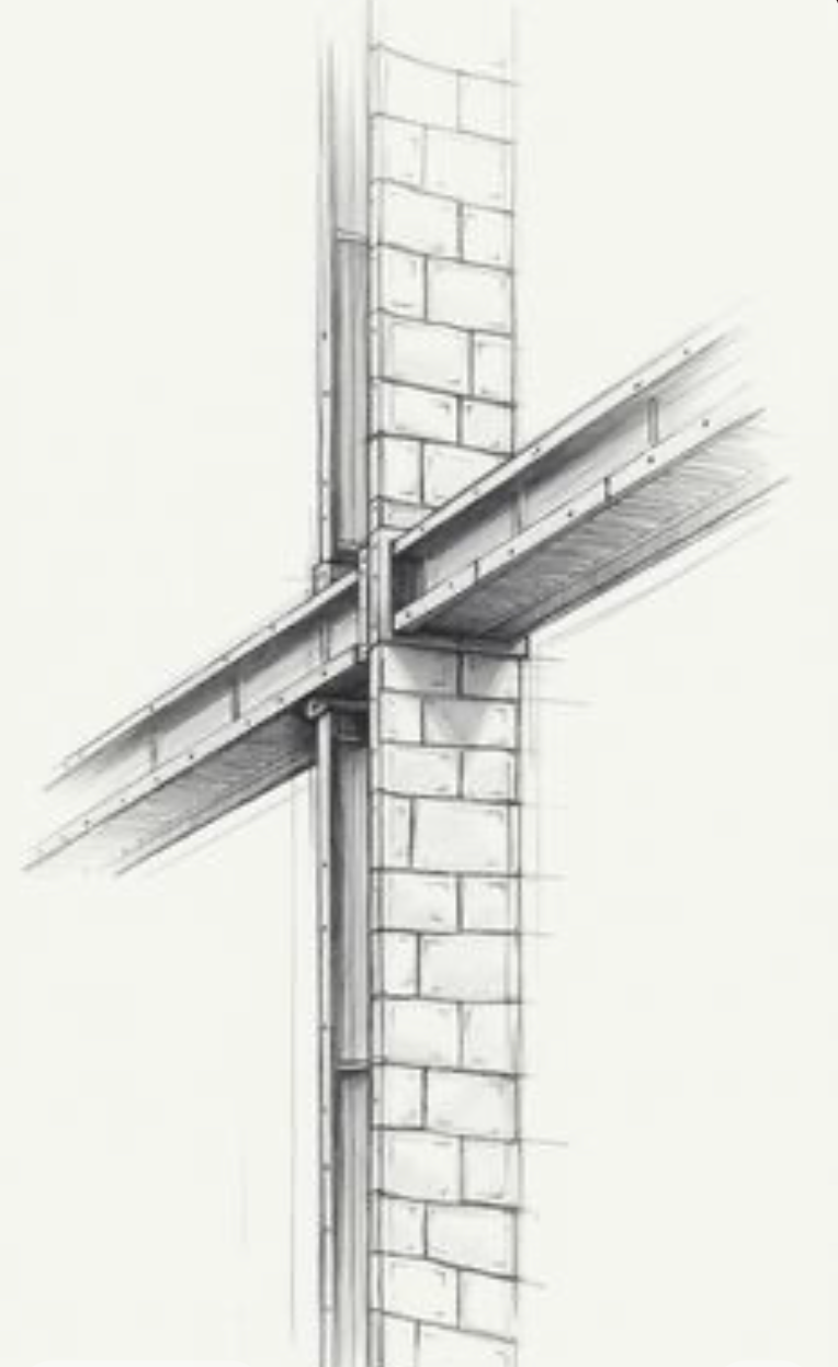 Shop drawing being reviewed before cutting